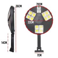 Luminaria Solar Parede Sensor 12s - 3