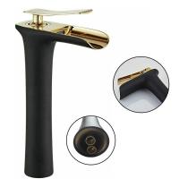 Torneira Cascata Luxo Banheiro Cuba Misturador Quente Frio - 1