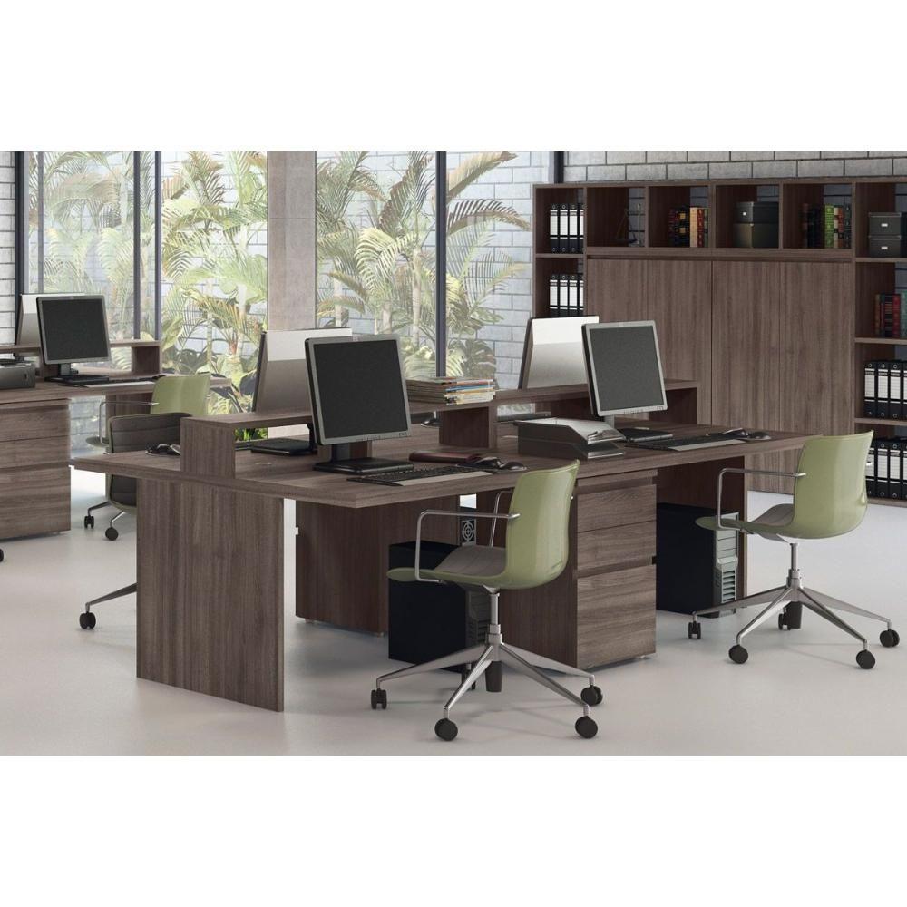 Multiuso Escritório Lateral p/ Mesa Office 3130 Carvalho - Kappesberg - 2