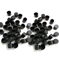 Ponteira Plastica Externa 5/8 Polegada 1,5cm Preta (25un) - 1