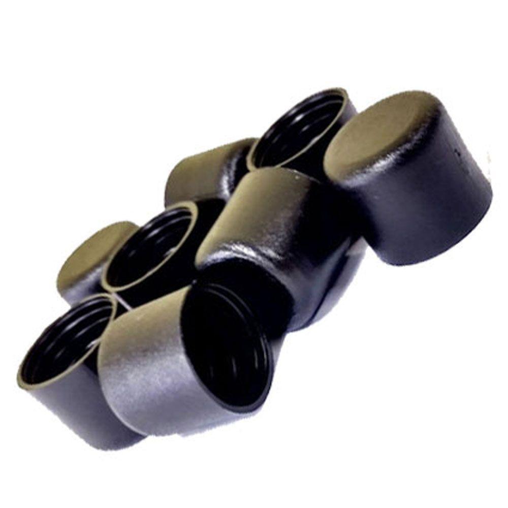 Ponteira Plastica Externa 7/8" 2,2cm Preta (25un) - 3