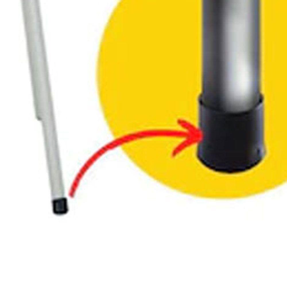 Ponteira Plastica Externa 7/8" 2,2cm Preta (25un) - 5