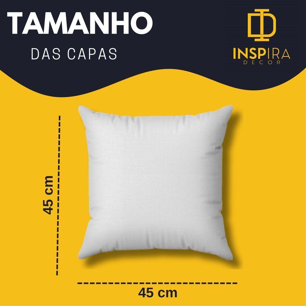 Kit 3 Capas Almofadas Decorativas Místico Lua 45x45 Id Decor - 6
