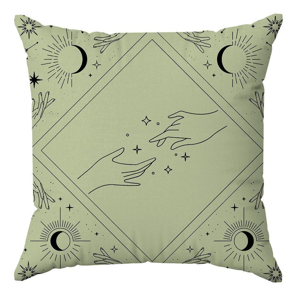 Kit 3 Capas Almofadas Decorativas Místico Lua 45x45 Id Decor - 7