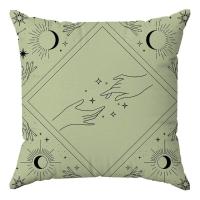 Kit 3 Capas Almofadas Decorativas Místico Lua 45x45 Id Decor - 7