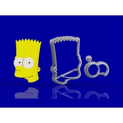 Cortador Simpsons Bart Modular Tamanho 5 Cm