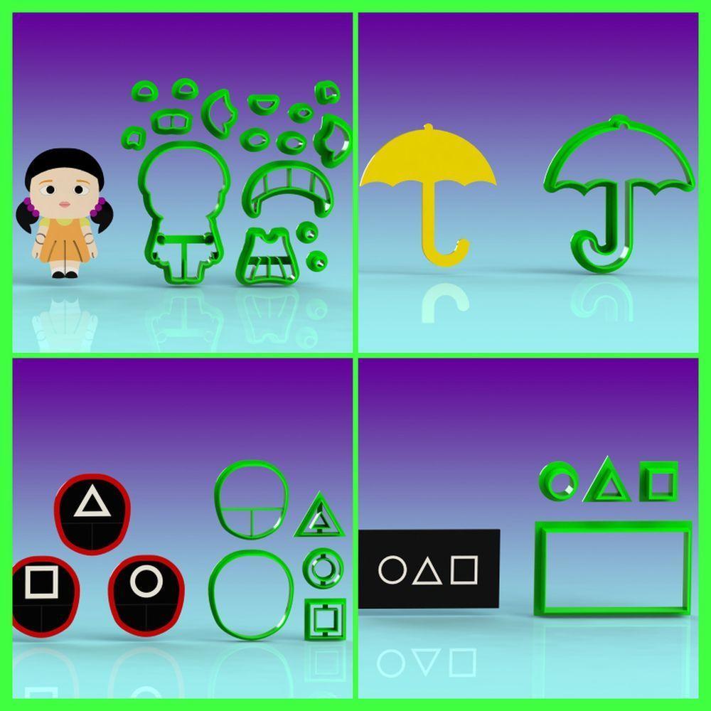 Cópia - Cortador Kit Round 6 - Com 4 Modelos Modulares 5 Cm - 1