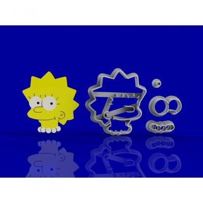 Cortador Simpsons Lisa Modular Tamanho 5 Cm