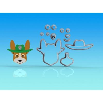 Cortador Patrulha Canina Tracker Tamanho 5 Cm