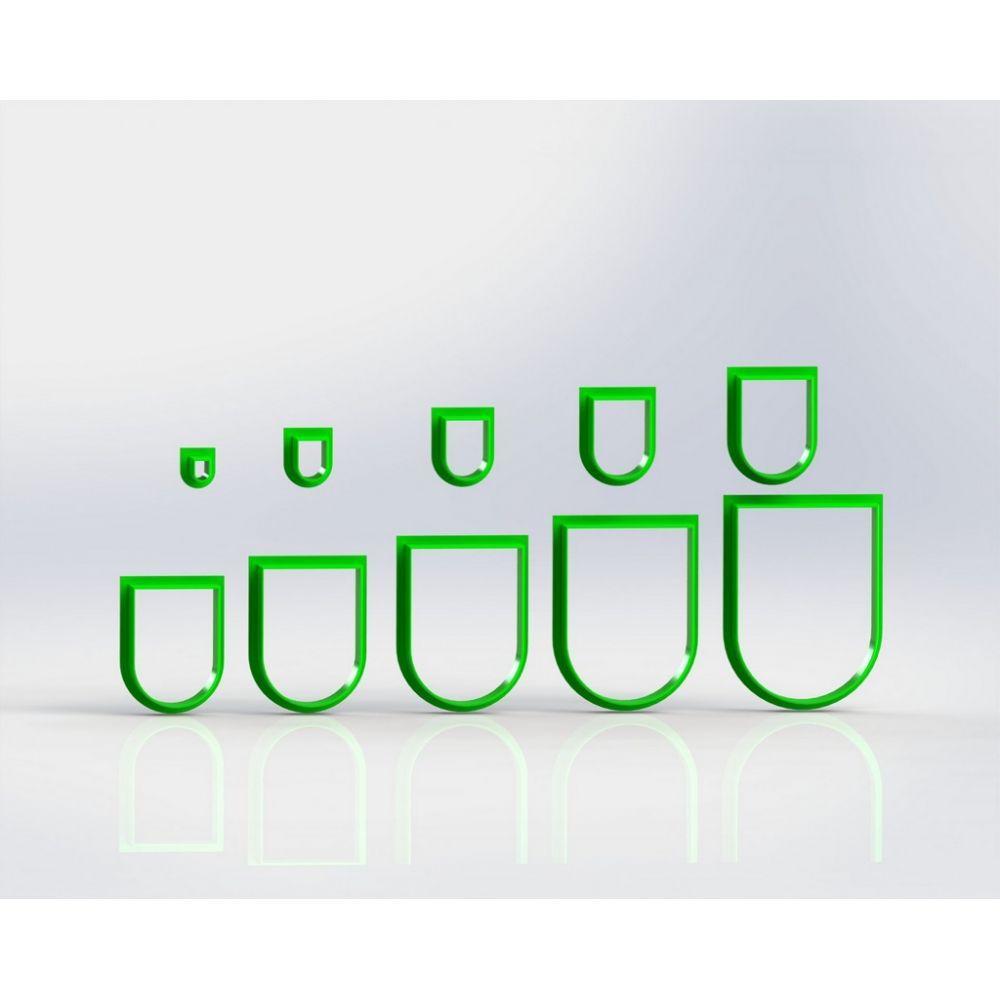 Cortador Polymer Clay (Mod 3) Tamanho 4,5 Cm - 1