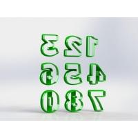 Cortador Números Para Donuts - Mod 5 Tamanho 7 Cm - 1