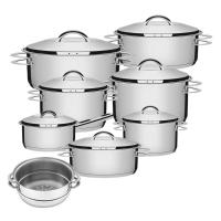 Jogo De Panelas Solar 8 Peças Em Aço Inox Fundo Triplo Tramontina - 3