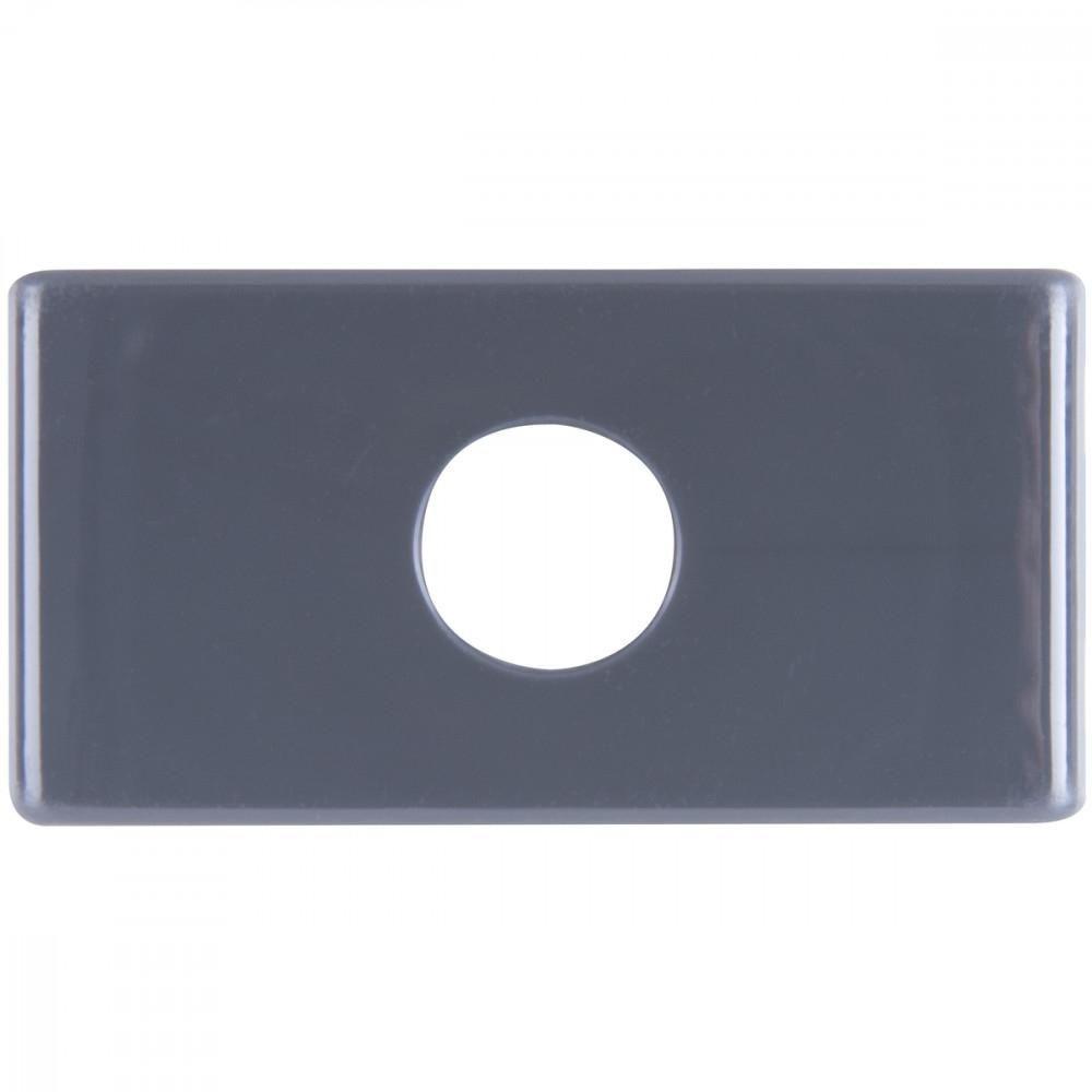 Módulo Tampo com 1 Furo 9,5 Mm Tramontina Grafite - 1