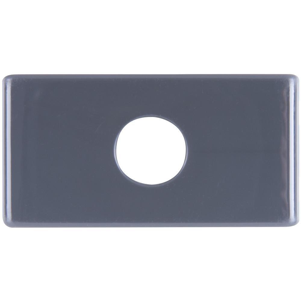 Módulo Tampo com 1 Furo 9,5 Mm Tramontina Grafite - 2