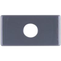 Módulo Tampo com 1 Furo 9,5 Mm Tramontina Grafite - 2