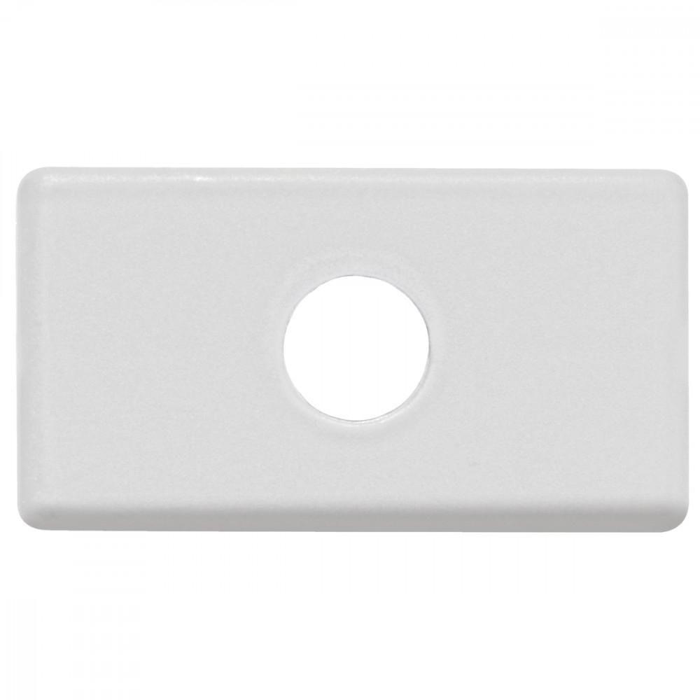 Módulo Tampo com 1 Furo 9,5 Mm Tramontina Izyflat Branco - 1