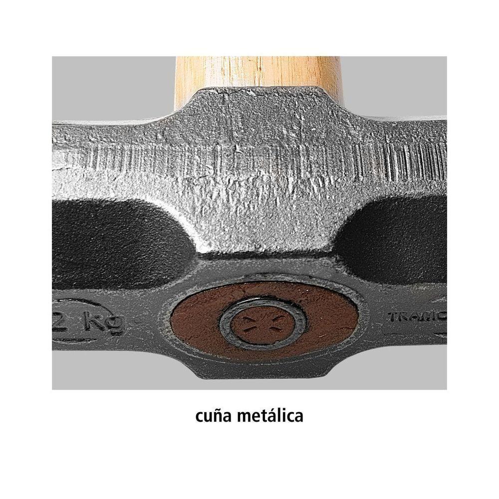 Marreta Oitavada 1000 G Tramontina Basic Com Cabo De Madeira - 8