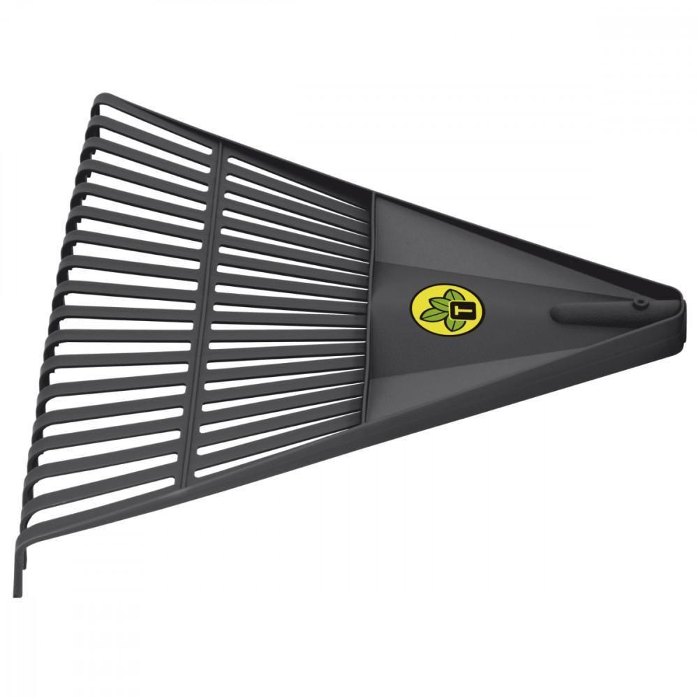 Vassoura com 18 Dentes em Polipropileno Preto Sem Cabo - 1