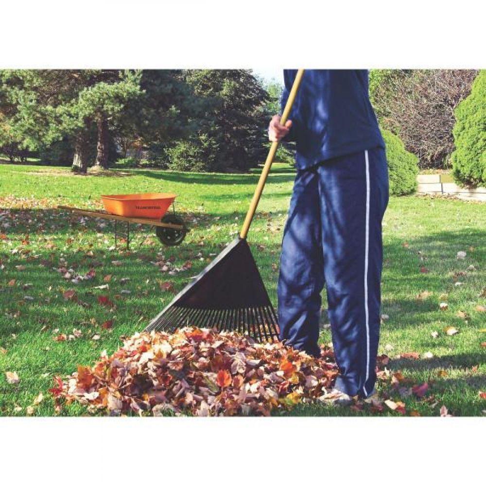 Vassoura com 26 Dentes em Polipropileno Preto 120 Cm - 4