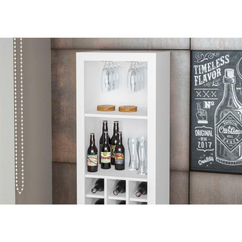 Adega Para 9 Garrafas Com Prateleira Ad5000 Branco - 3