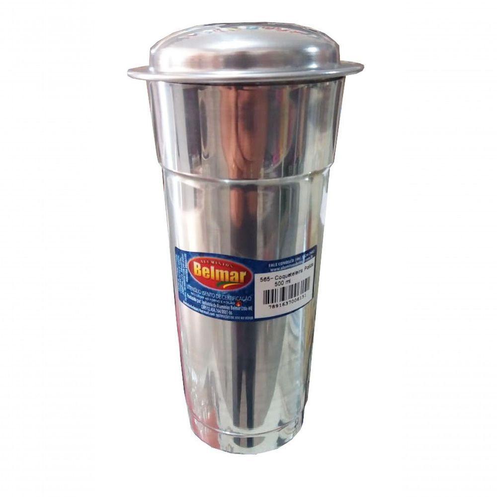 Coqueteleira De Alumínio Profissional Grande 500ml Belmar - 2