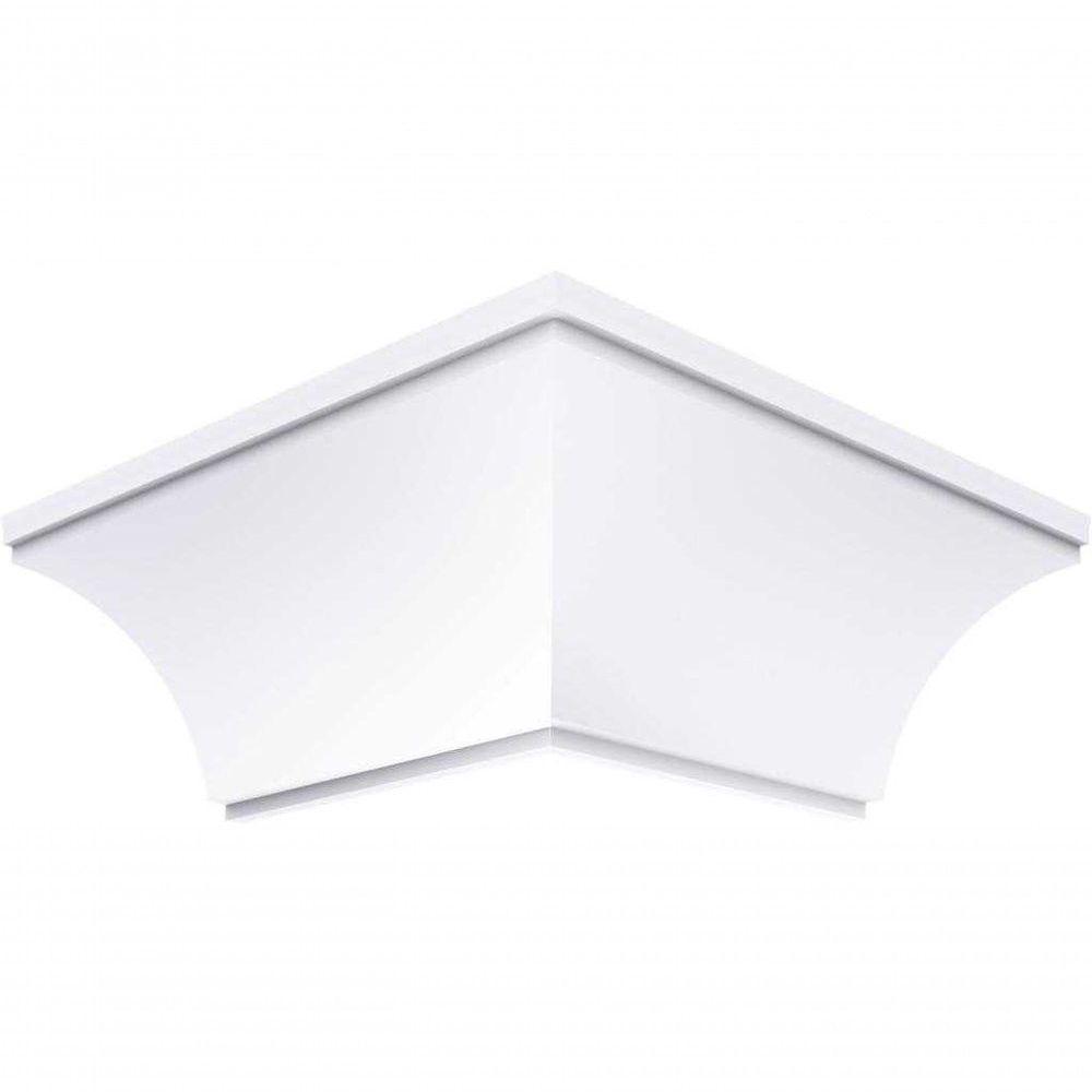 Acabamento Forro Pvc Canto Externo Branco Plasbil - 1