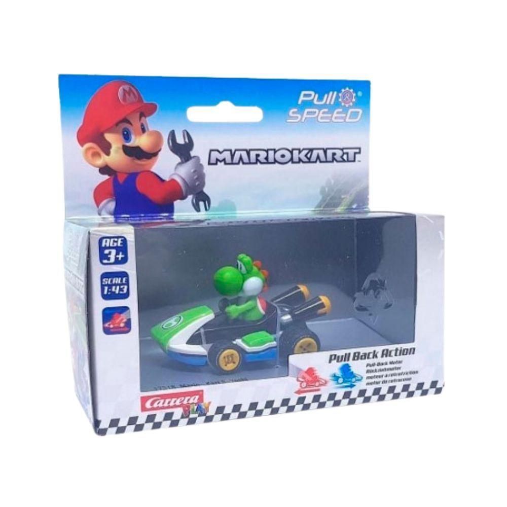Miniatura Carrinho Mario Kart Fricção 1:43 Yoshi - Carrera - 1
