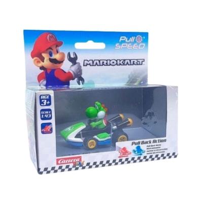 Miniatura Carrinho Mario Kart Fricção 1:43 Yoshi - Carrera