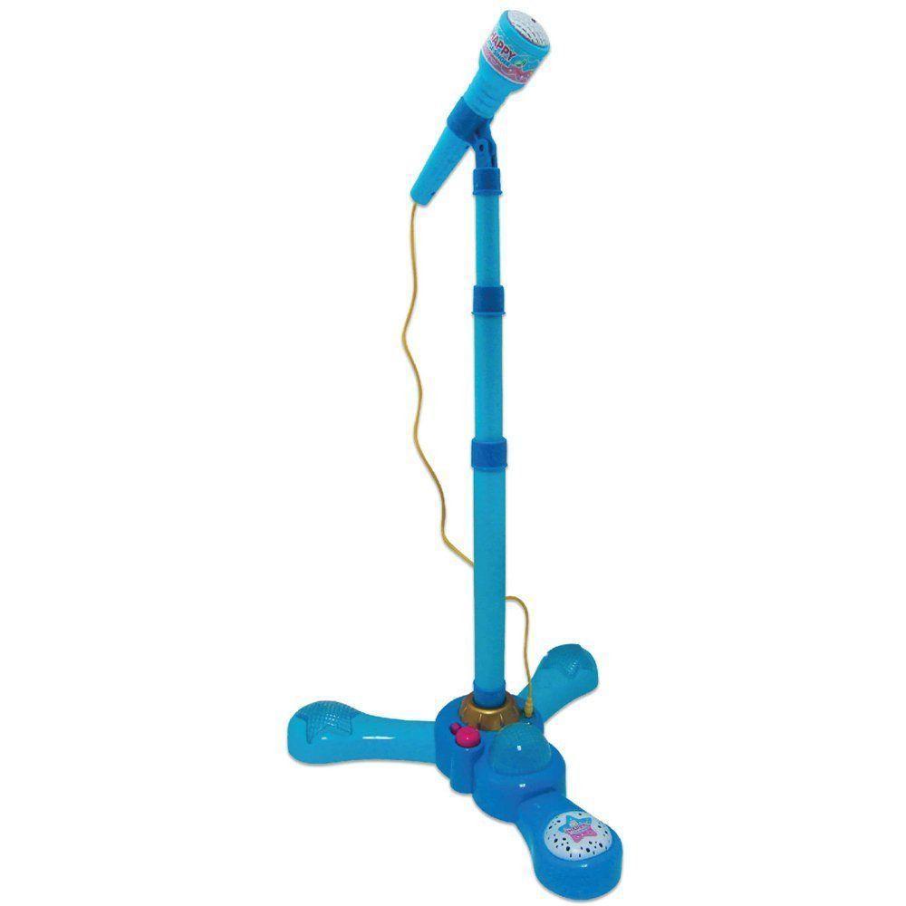 Microfone Infantil Karaokê Com Pedestal - Azul - Mcg-235 - 1
