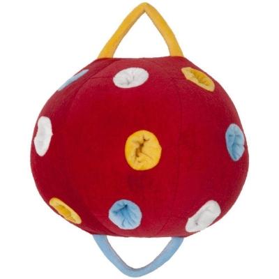 Bola Interativa Dedinho - Antialérgico - Colorido - 19 Cm