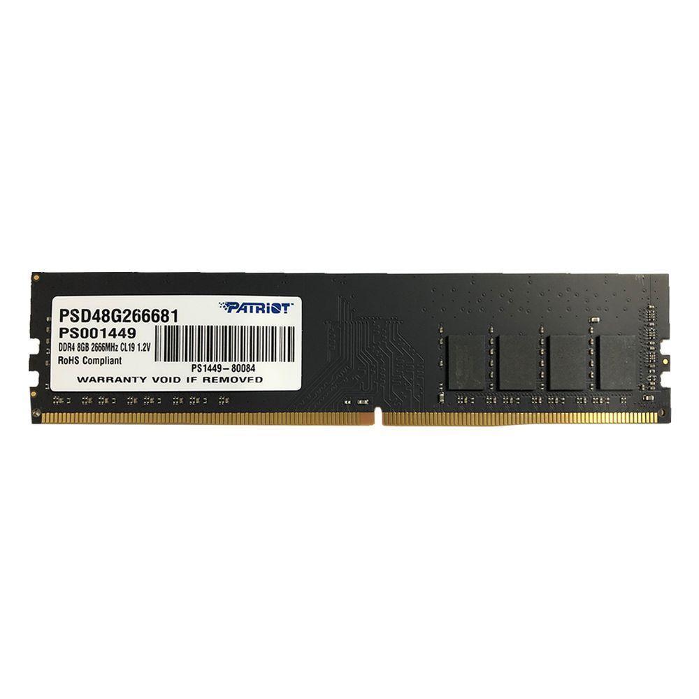 Memória Patriot Signature Line 8Gb Ddr4 2666Mhz Cl19 1.2V - 1