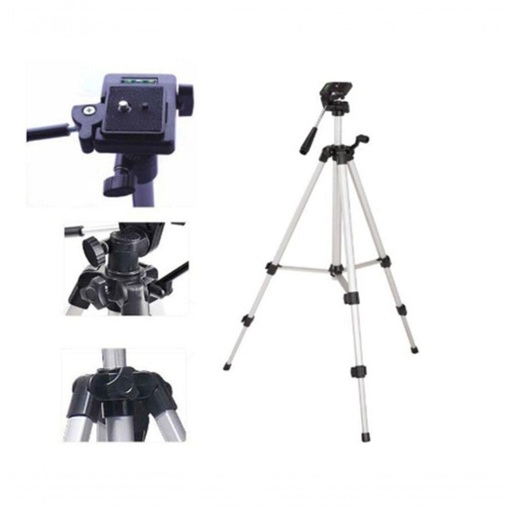 Tripé Universal Portátil Câmeras Celulares Ring Light 1.35M - 3