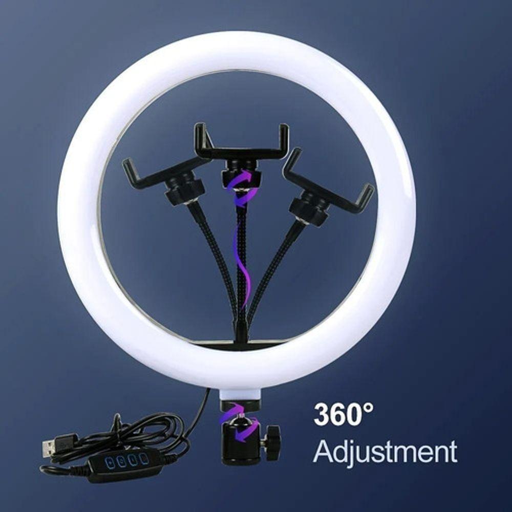 Ring Light 26 Cm Celular Com Tripé Grande 2M - 2