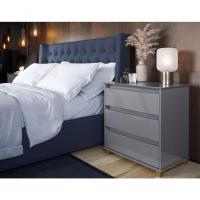 Mesa De Cabeceira Bernardo Cinza - 2