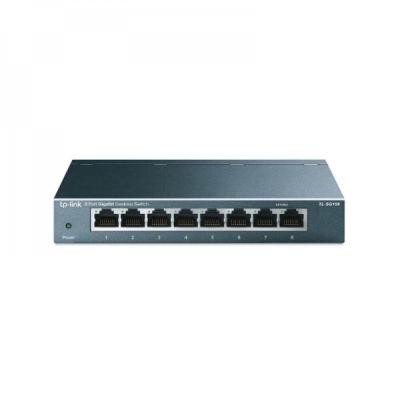 Switch Tl-sg108 8 Portas Tp-link Acinzentado