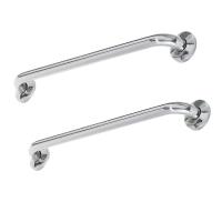 Alça Apoio Inox Kit 2 Uni 40Cm Banheiro Cadeirante Idoso - 1