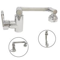 Torneira Monocomando Ajustavel Lavabo Cromada Quente Frio - 1