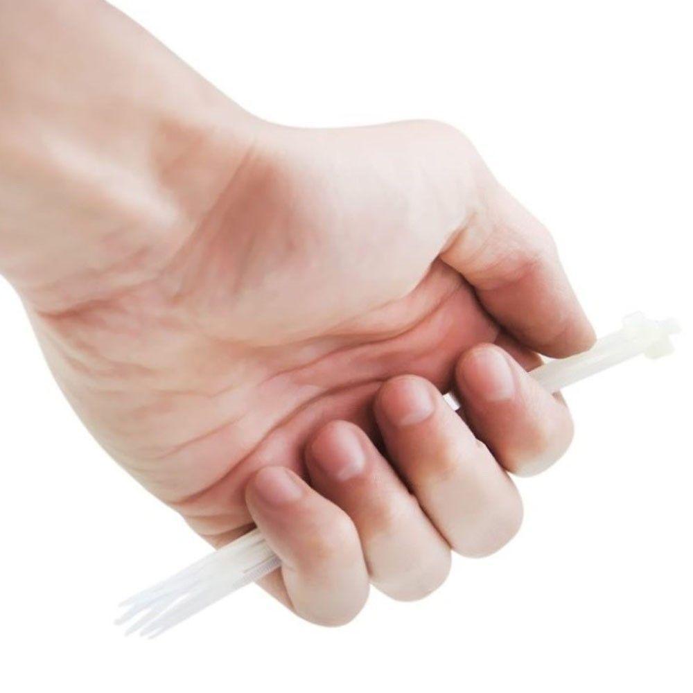 Abraçadeira De Nylon 100 Uni Branco 140Mm X 3.5Mm - 2