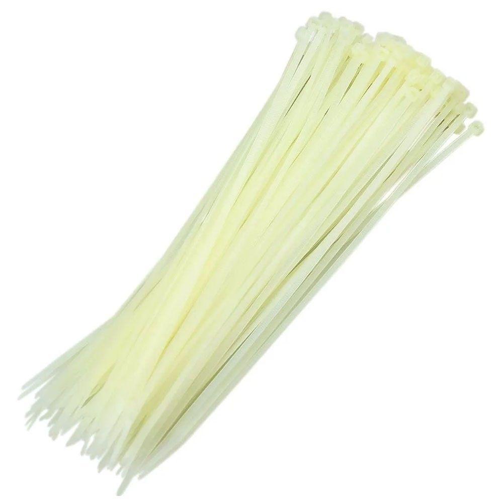 Abraçadeira De Nylon Branco 50 Uni 380Mm X 4.8Mm - 1