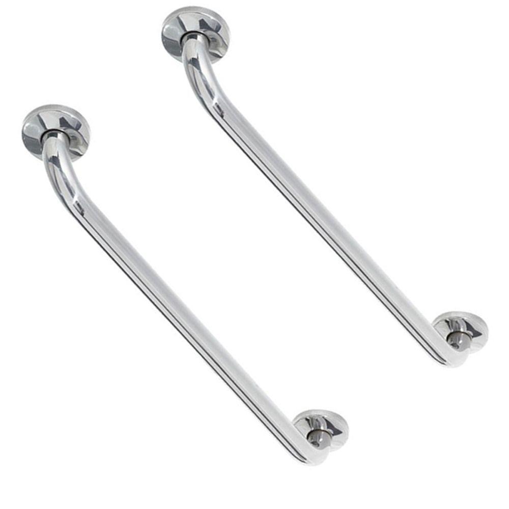 Alça Apoio Inox Barra 60Cm Kit 2 Uni Acessibilidade Banheiro - 1