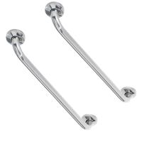 Alça Apoio Inox Barra 60Cm Kit 2 Uni Acessibilidade Banheiro - 1