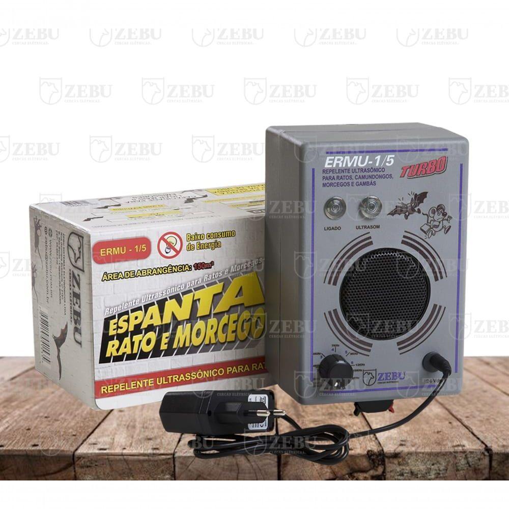 Repelente Ultrassônico Sonoro Ermu 1-5 Turbo Zebu 1 Emissor - 3