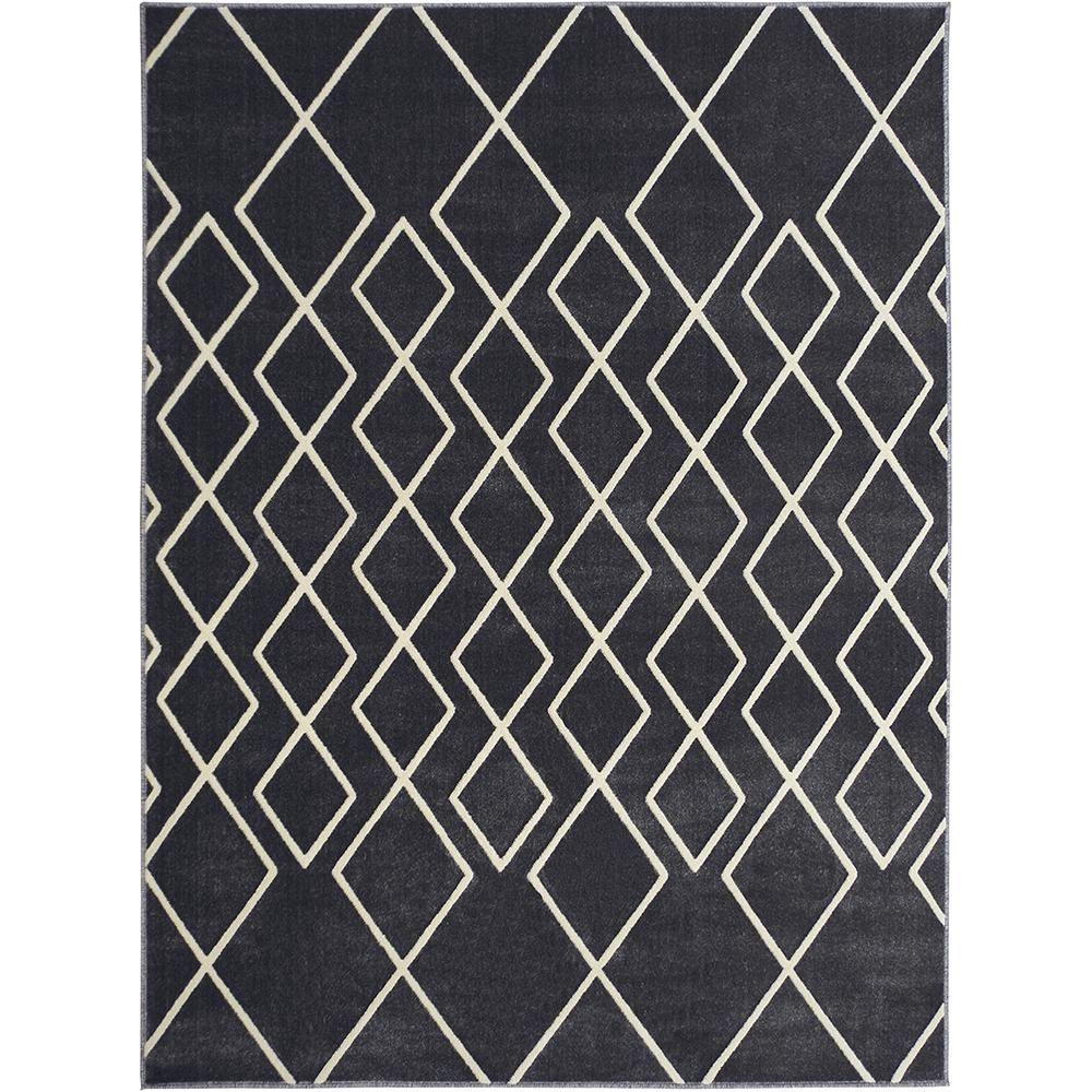 Tapete Para Sala Lyre Cinza 3,00x4,00 São Carlos - 1