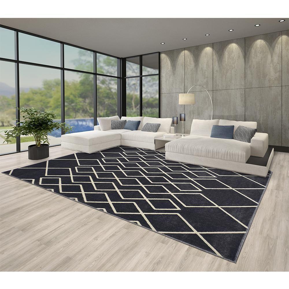 Tapete Para Sala Lyre Cinza 3,00x4,00 São Carlos - 3