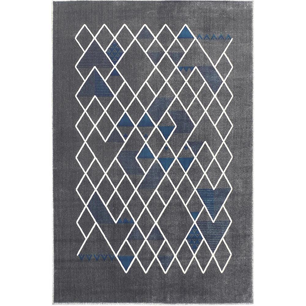 Tapete Para Sala Lyre Anil 1,00x1,50 São Carlos - 1