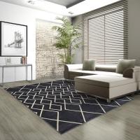 Tapete Para Sala Lyre Cinza 1,50x2,00 São Carlos - 3