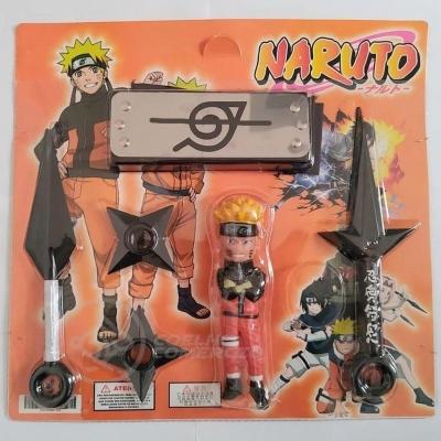 Bandana Vermelha Aldeia Da Folha - Sakura Metal Cravado