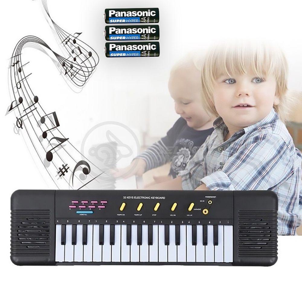 Mini Teclado Infantil32 TeclasKaraokê E Microfone+3 Pilhas - 7