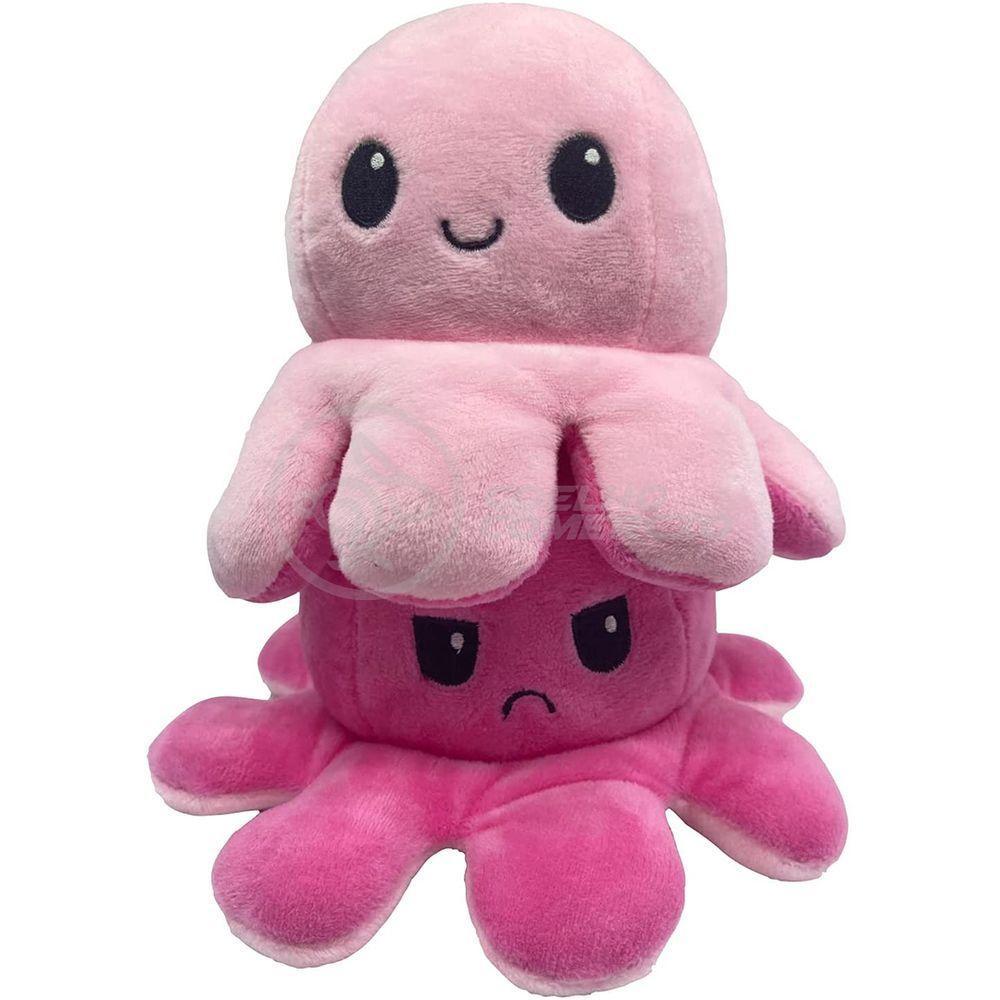 Polvo Reversível De Pelúcia 2 Em 1 Tiktok Pink E Rosa - 4