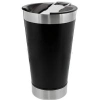 Copo Térmico Abridor 473Ml Preto - 1